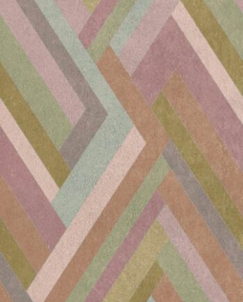 Mustriline suur keraamiline dekoorplaat ABK Wide&Style Blocks Lilac, 120x280 cm, 6 mm, matt