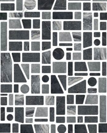 Mustriline suur keraamiline dekoorplaat ABK Wide&Style Incertum Dark, 120x280 cm, 6 mm, matt