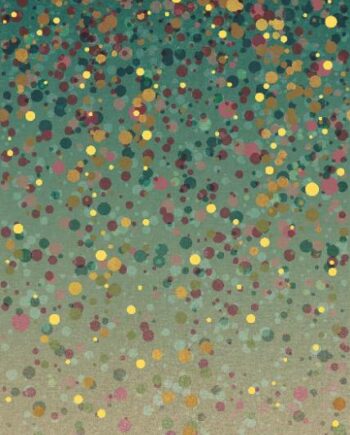 Mustriline suur keraamiline dekoorplaat ABK Wide&Style Confetti Green B, 120x280 cm, 6 mm, matt