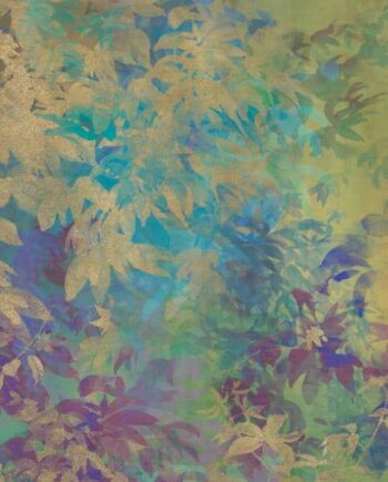 Mustriline suur keraamiline dekoorplaat ABK Wide&Style Foliage Yellow A, 160x320 cm, 6 mm, matt