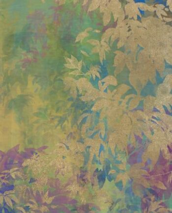 Mustriline suur keraamiline dekoorplaat ABK Wide&Style Foliage Yellow B, 120x280 cm, 6 mm, matt