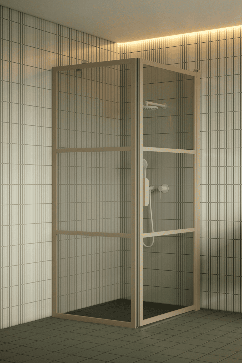 Dušinurk Hietakari Bläk 760 Tokyo, Sand raam, hall toonklaas Dušinurk Hietakari Bläk 760 Tokyo, Sand raam, hall toonklaas