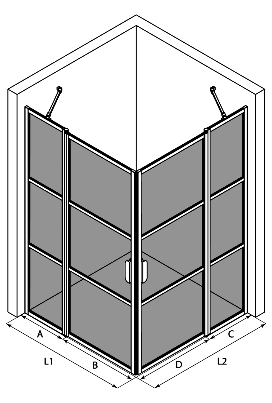 Dušinurk Hietakari Bläk 764 Tokyo – 3D-joonis