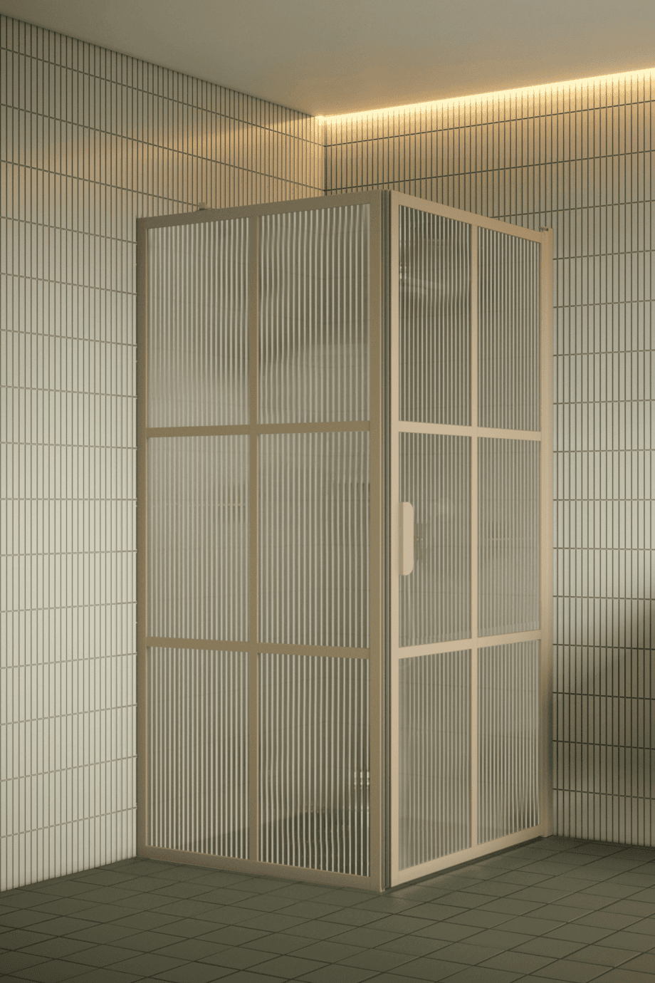 Dušinurk Hietakari Bläk 765 Paris, Sand raam, Reeded soonikklaas