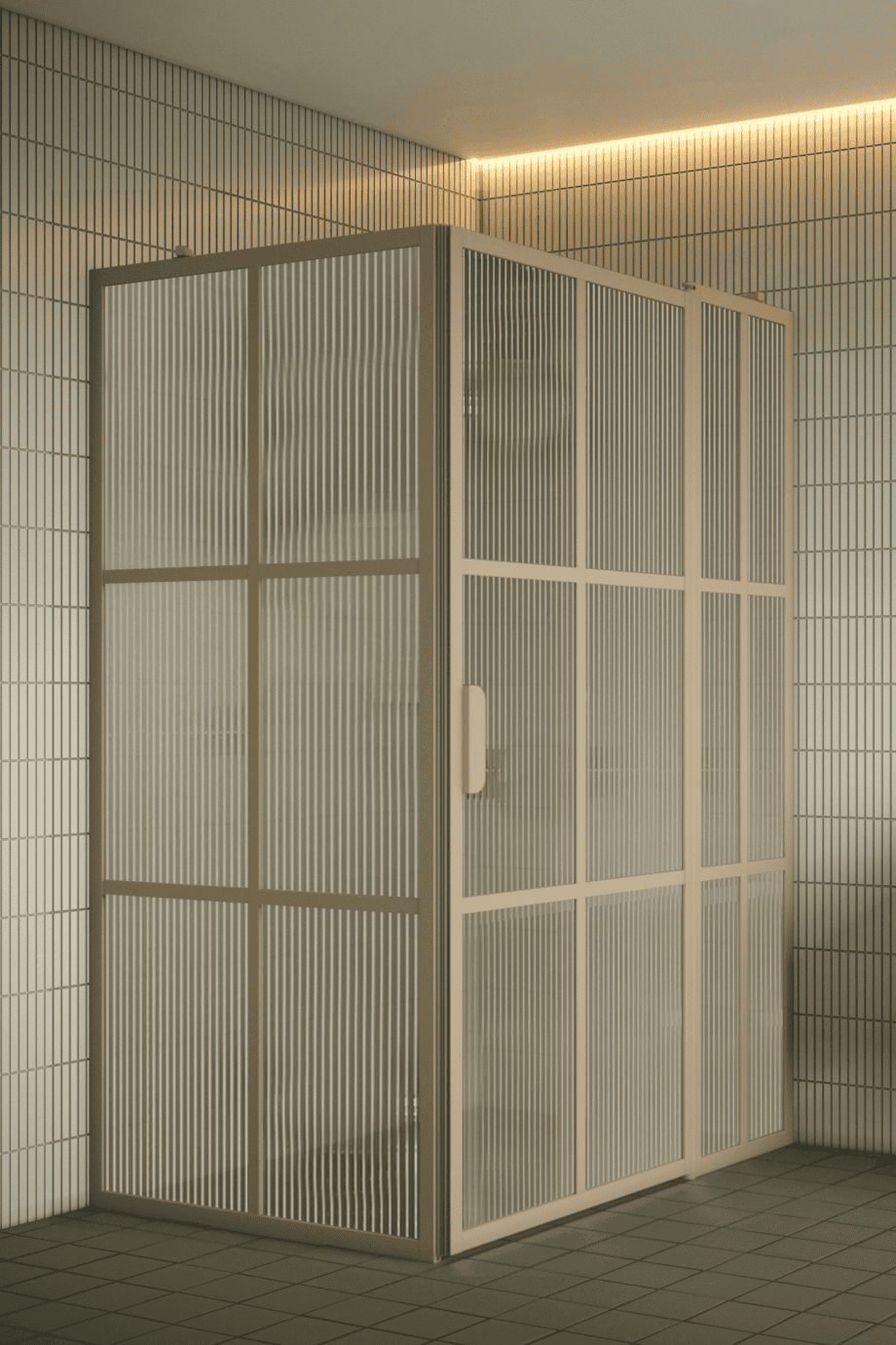 Dušinurk Hietakari Bläk 766 Paris, Sand raam, Reeded soonikklaas