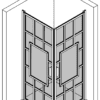 Dušinurk Hietakari Bläk 802 Shanghai – 3D-joonis