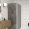 Dušinurk Hietakari Infinia 257, alumiiniumraam, hall toonklaas Dušinurk Hietakari Infinia 257, alumiiniumraam, hall toonklaas