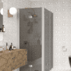 Dušinurk Hietakari Infinia 261, alumiiniumraam, hall toonklaas