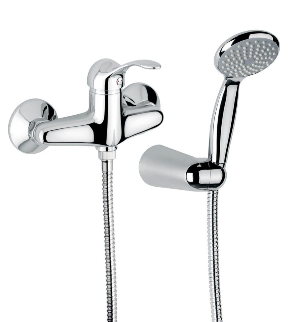 Dušisegisti Emmevi Melody 11002, kroom, segisti + dušikomplekt Dušisegisti Emmevi Melody 11002, kroom, segisti + dušikomplekt