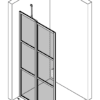 Pöörduv dušisein kinnisosaga Hietakari Bläk 736 Tokyo – 3D-joonis Pöörduv dušisein kinnisosaga Hietakari Bläk 736 Tokyo – 3D-joonis
