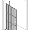 Pöörduv dušisein kinnisosaga Hietakari Bläk 739 Paris – 3D-joonis Pöörduv dušisein kinnisosaga Hietakari Bläk 739 Paris – 3D-joonis