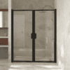 Dušisein nišši Hietakari Bläk 742 New York, Cocoa raam, läbipaistev klaas Dušisein nišši Hietakari Bläk 742 New York, Cocoa raam, läbipaistev klaas