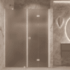 Dušisein nišši Hietakari Forma 318, valge raam, pruun satiinklaas Dušisein nišši Hietakari Forma 318, valge raam, pruun satiinklaas