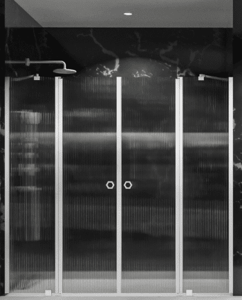 Dušisein nišši Hietakari Forma 328, kinnisosaga pöörduks + kinnisosaga pöörduks