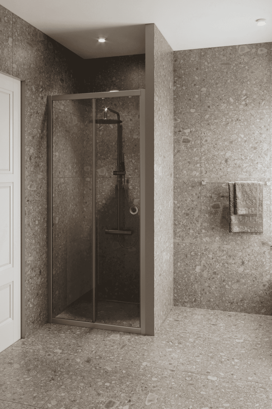 Dušisein nišši Hietakari Forma 462, kinnissein + liuguks – vaade 4