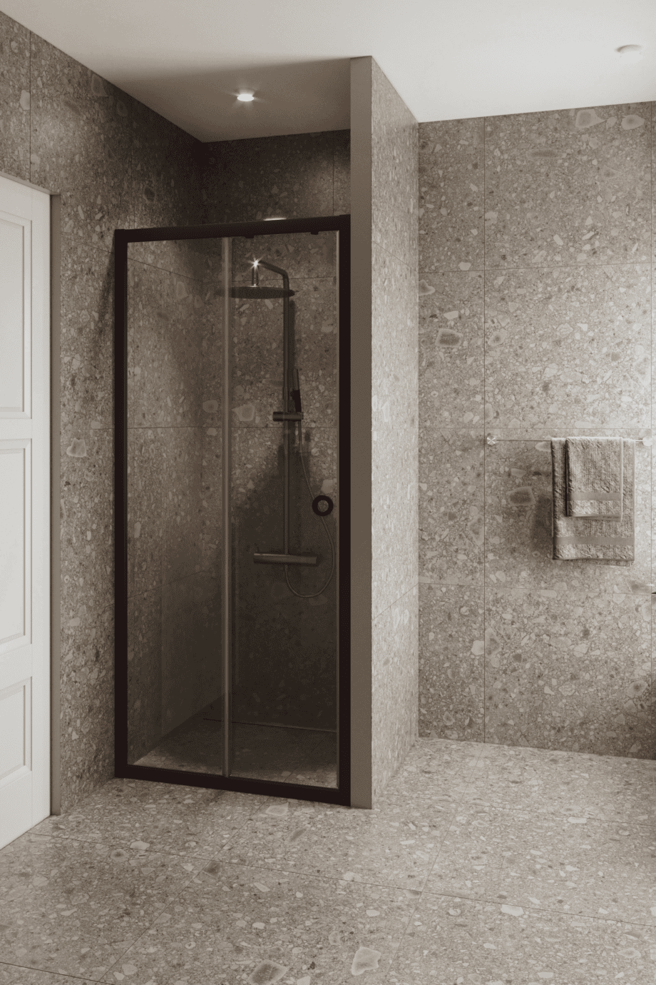 Dušisein nišši Hietakari Forma 462, kinnissein + liuguks – vaade 8