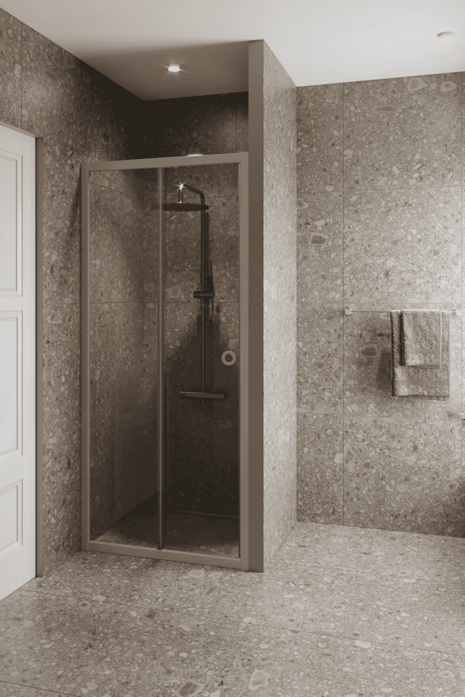 Dušisein nišši Hietakari Forma 462, kinnissein + liuguks – vaade 6