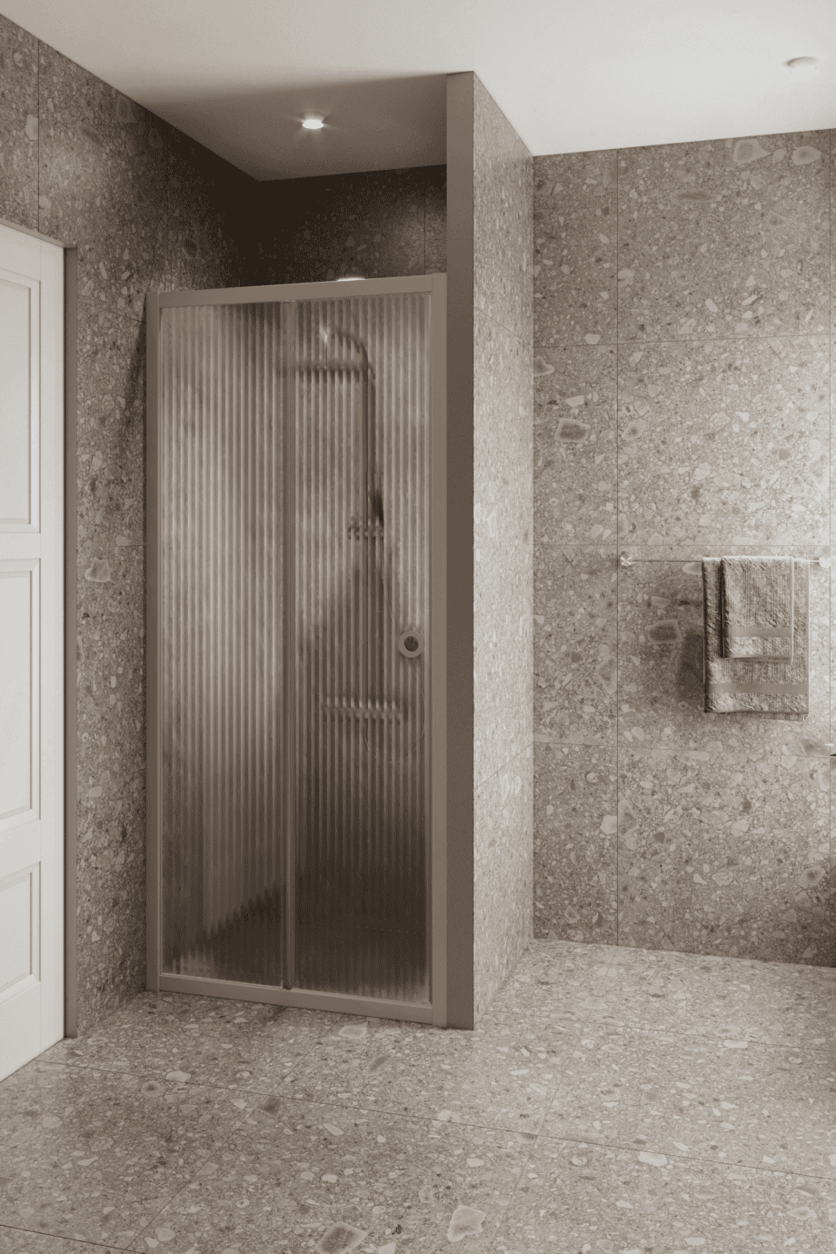 Dušisein nišši Hietakari Forma 462, Sand raam, Reeded soonikklaas