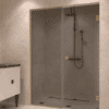 Dušisein nišši Hietakari Vetro 549, messingfurnituur, hall toonklaas Dušisein nišši Hietakari Vetro 549, messingfurnituur, hall toonklaas