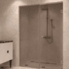 Dušisein nišši Hietakari Vetro 549, messingfurnituur, pronkstoonklaas Dušisein nišši Hietakari Vetro 549, messingfurnituur, pronkstoonklaas