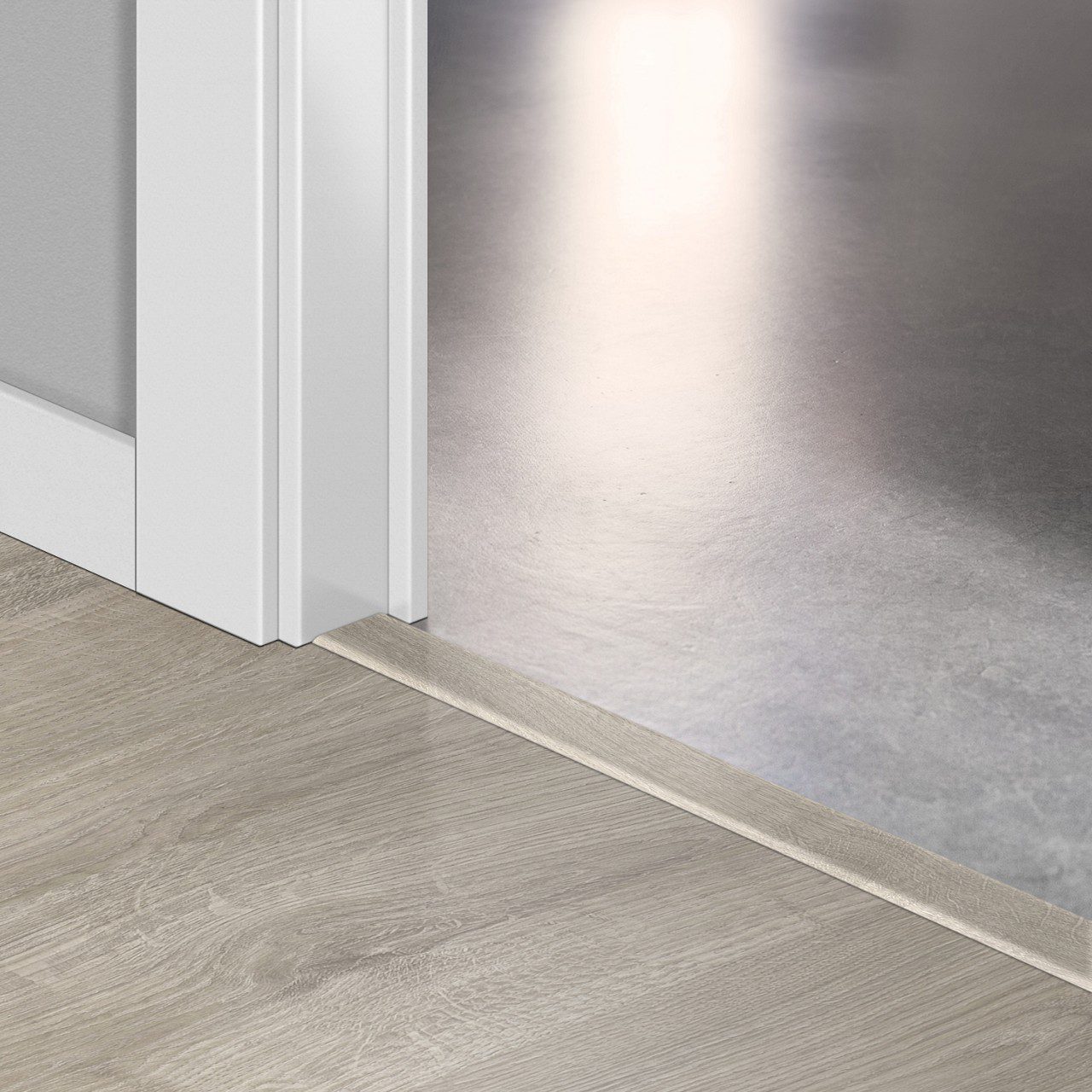 Incizo 5in1 üleminekuliist Quick-Step Newcastle Oak Grey laminaadile, 13x48x2150 mm