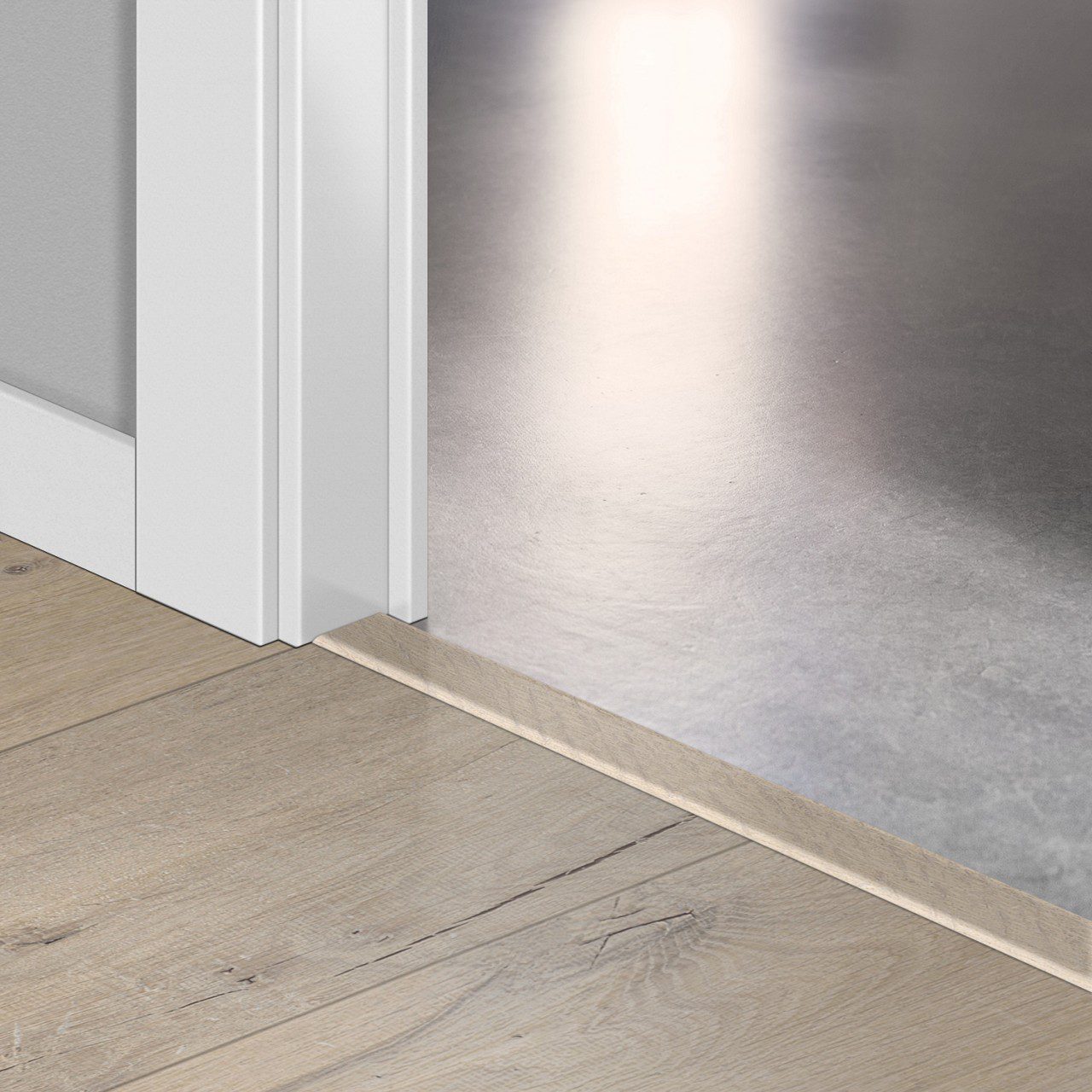 Incizo 5in1 üleminekuliist Quick-Step Soft Oak Light laminaadile, 13x48x2150 mm