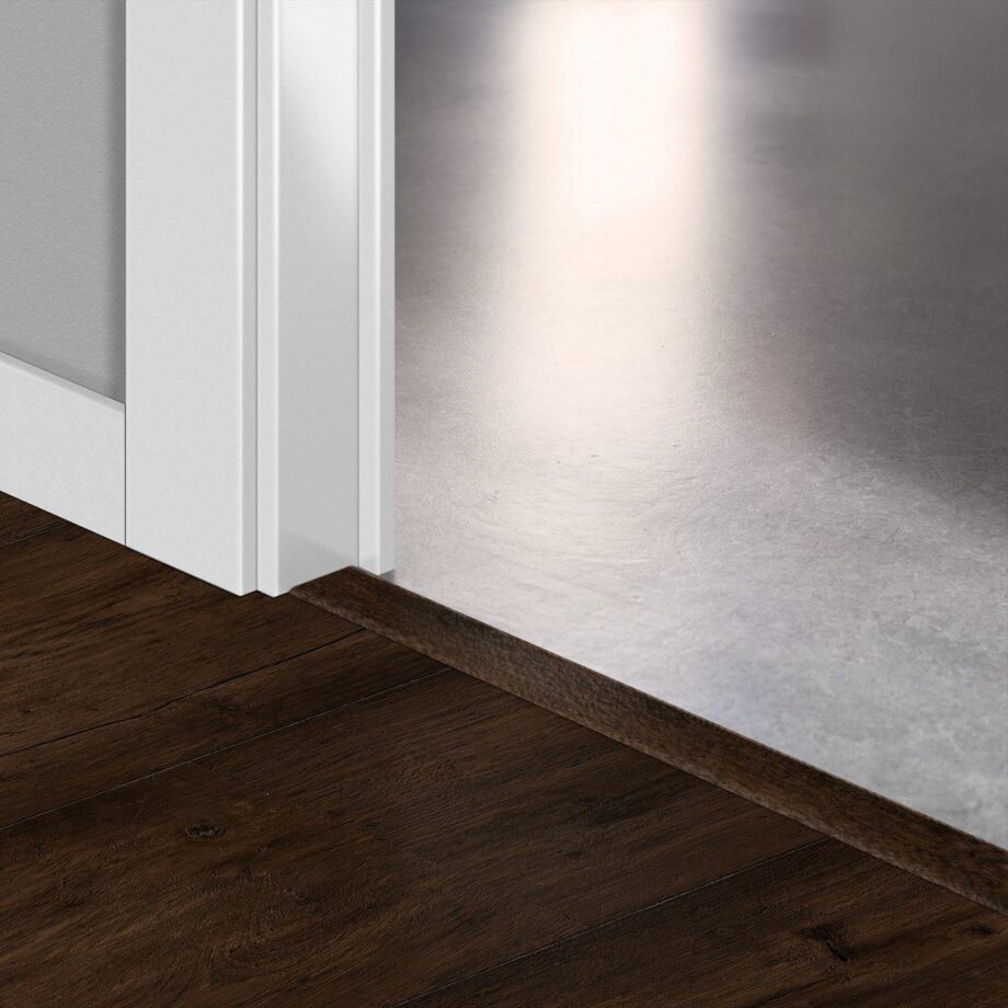 Incizo 5in1 üleminekuliist Quick-Step Waxed Oak Brown laminaadile, 13x48x2150 mm Incizo 5in1 üleminekuliist Quick-Step Waxed Oak Brown laminaadile, 13x48x2150 mm