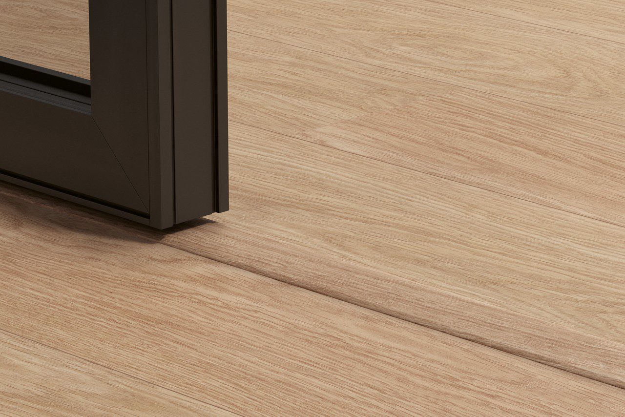 Incizo 5in1 üleminekuliist Quick-Step White Varnished Oak laminaadile, 13x48x2150 mm