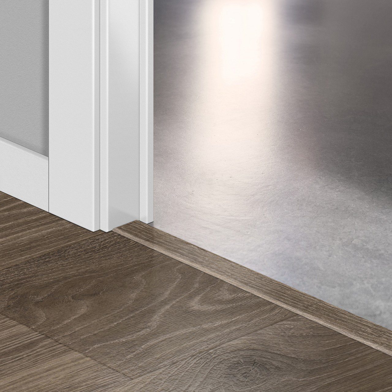Incizo 5in1 üleminekuliist Quick-Step Woodland Oak Brown laminaadile, 13x48x2150 mm