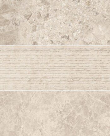 Kivimustriga keraamiline dekoorplaat ABK Era Mix Beige, 20x120 cm, 8,5 mm, matt (naturale)