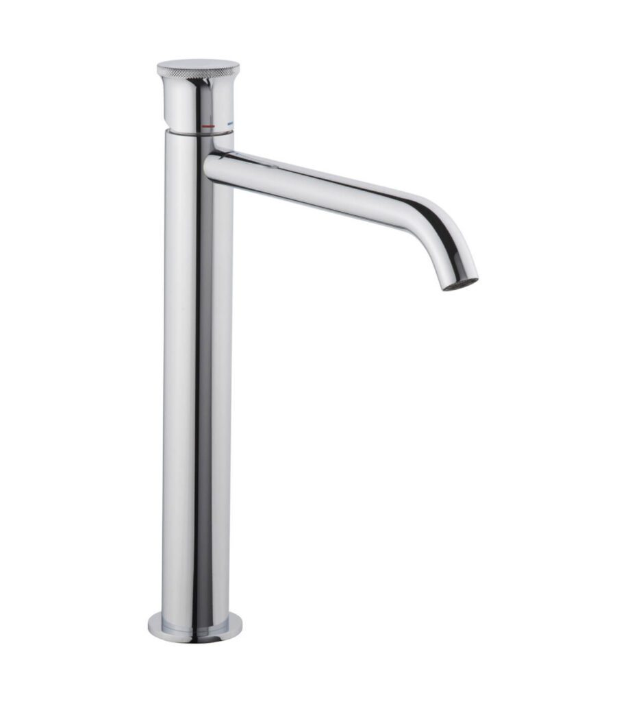 Kõrge valamusegisti Emmevi Filobrass 85003BIG, click-clack klapiga – vaade 3