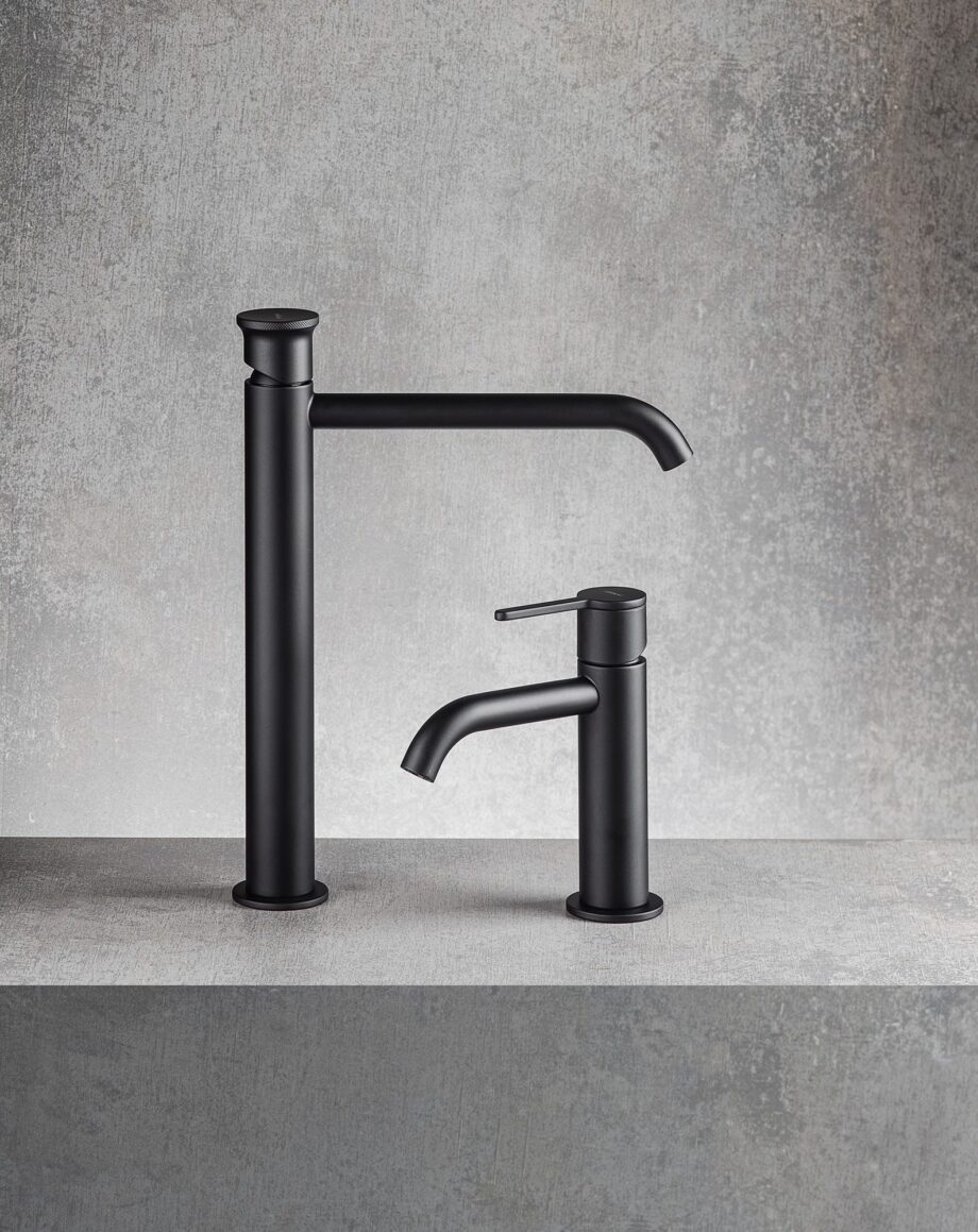 Kõrge valamusegisti Emmevi Filobrass 85003BIG, click-clack klapiga – vaade 6