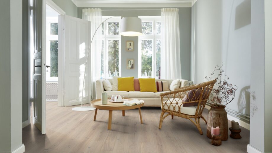 Laudparkett Bauwerk Casapark tamm 46 Farina B-Protect® ultramatt lakk 181mm – vaade 14