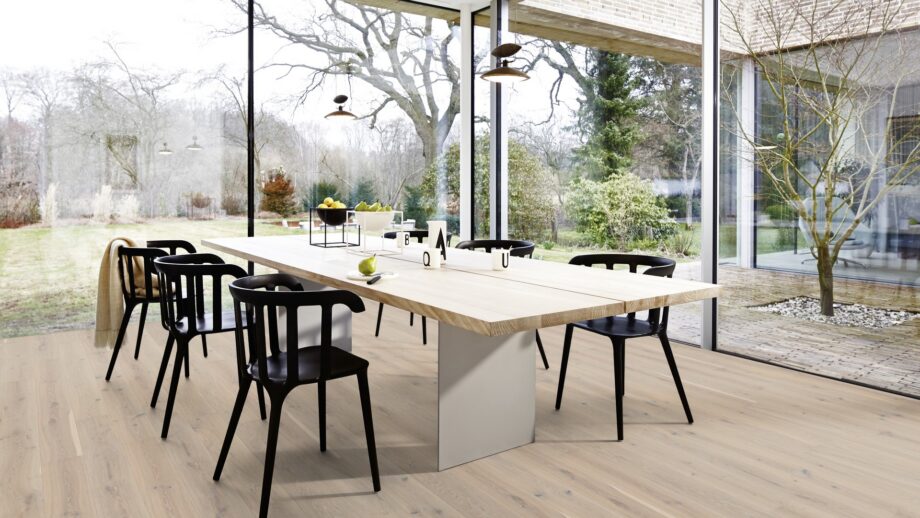 Laudparkett Bauwerk Casapark tamm 46 Farina B-Protect® ultramatt lakk 181mm – vaade 2