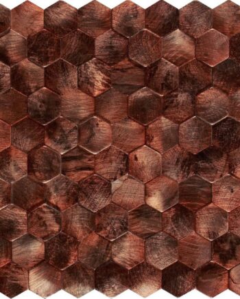Metallmosaiik Dune Corten, 26x30,2 cm, 6 mm