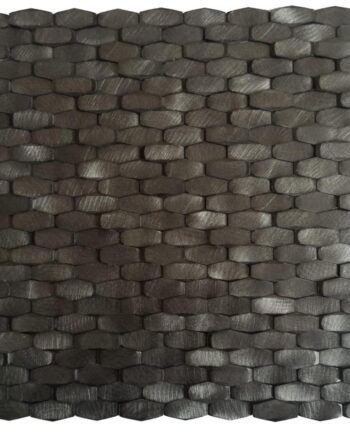 Metallmosaiik Dune Halley Gunmetal, 28,4x30 cm, 5 mm