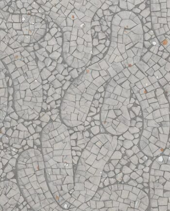 Mustriline keraamiline dekoorplaat ABK Moooi Egg Scape Cloistered Dove Concrete, 60x120 cm, 8,5 mm, läikiva dekooriga