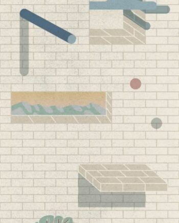 Mustriline keraamiline dekoorplaat ABK Wide&Style Bricklane A, matt