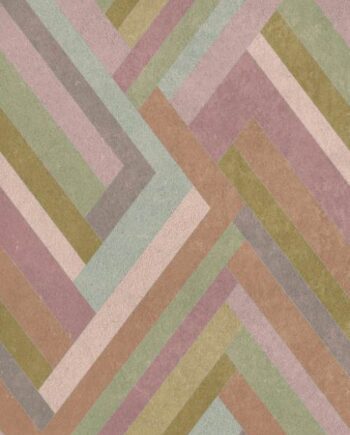 Mustriline suur keraamiline dekoorplaat ABK Wide&Style Blocks Lilac, 160x320 cm, 6 mm, matt