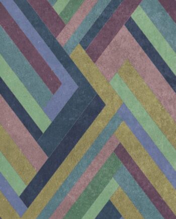Mustriline suur keraamiline dekoorplaat ABK Wide&Style Blocks Violet, 160x320 cm, 6 mm, matt