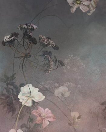 Mustriline suur keraamiline dekoorplaat ABK Wide&Style Country Flowers Pink A, 120x280 cm, 6 mm, matt