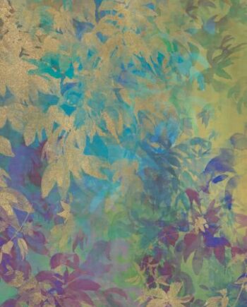 Mustriline suur keraamiline dekoorplaat ABK Wide&Style Foliage Yellow A, 120x280 cm, 6 mm, matt