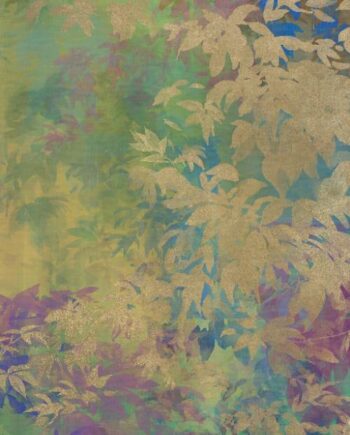 Mustriline suur keraamiline dekoorplaat ABK Wide&Style Foliage Yellow B, 160x320 cm, 6 mm, matt
