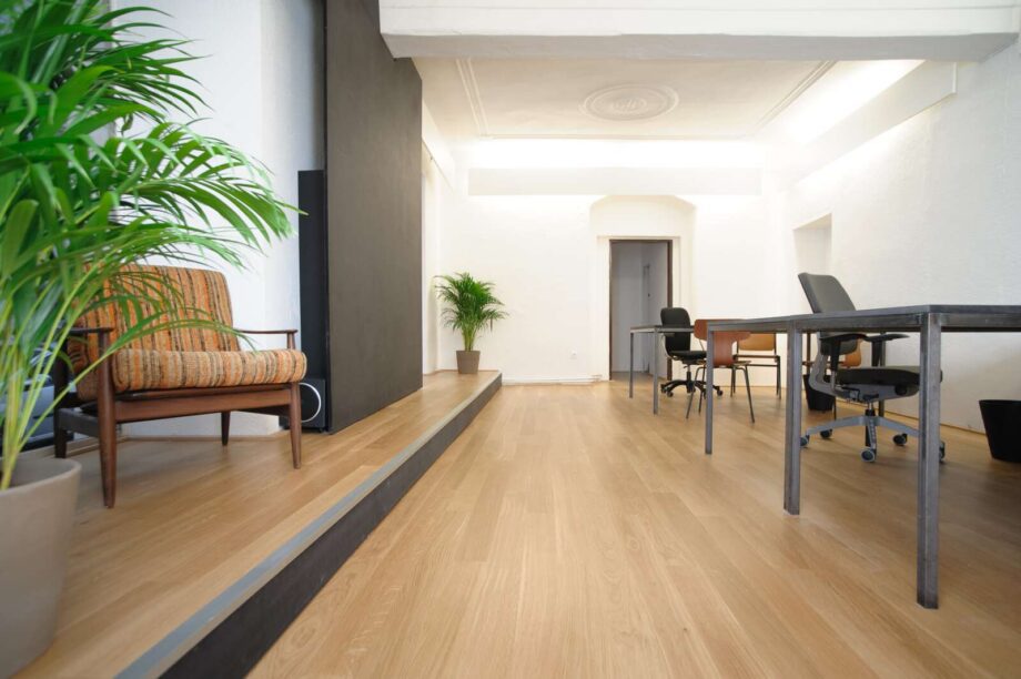 Naturaalparkett Bauwerk Cleverpark 1250 Silente tamm natuur 14 matt lakk lihvitud – interjöör
