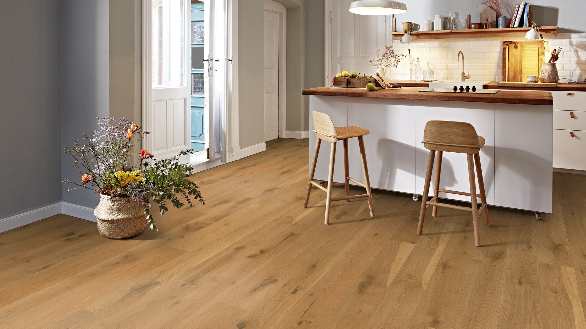 Laudparkett Bauwerk Casapark tamm 56 harjatud õlivaha 181mm