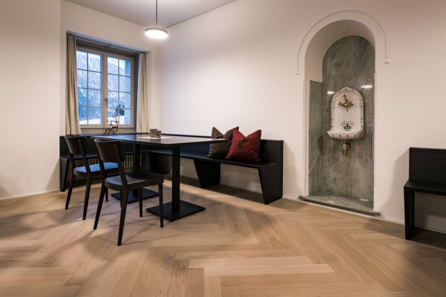 Parkett Bauwerk Cleverpark 1250 tamm Crema 14 B-Protect harjatud – interjöör 2