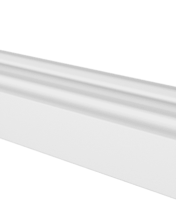 Põrandaliist mänd valgeks värvitud, profiilne, 14x58x2700 mm