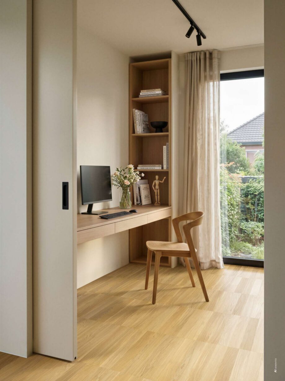 Puitparkett Bauwerk Solopark tamm Crema 14 B-Protect lihvitud – interjöör 2