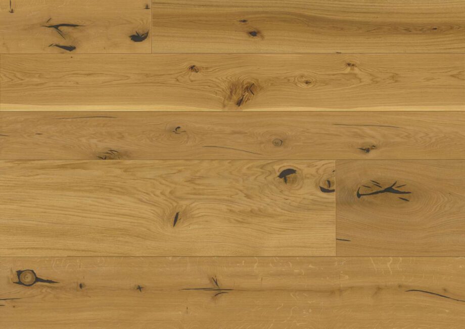 Puitparkett Bauwerk Unicopark tamm natuur 46 õlitatud harjatud