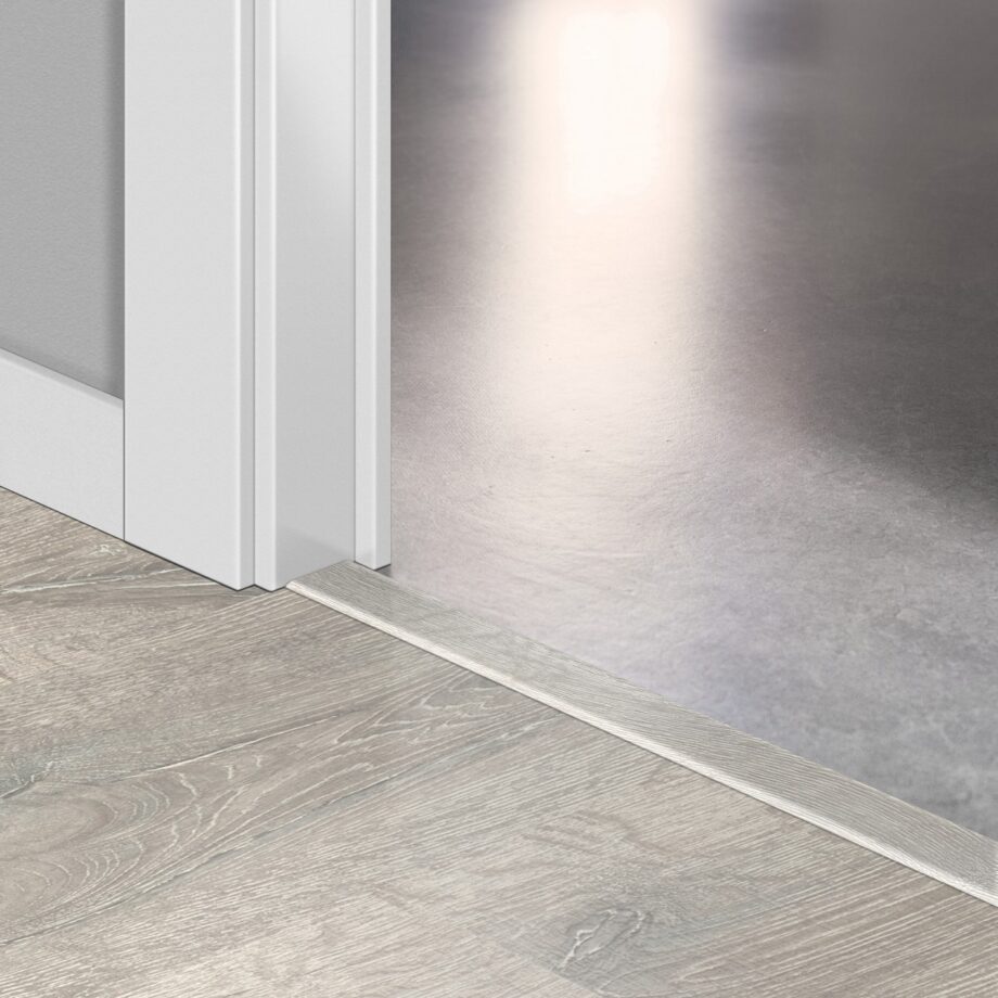 Incizo 5in1 üleminekuliist Quick-Step Reclaimed White Patina Oak laminaadile, 13x48x2150 mm